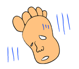 Mr. foot sticker #1228498