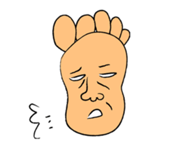 Mr. foot sticker #1228499