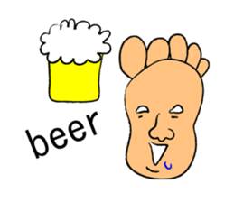 Mr. foot sticker #1228503