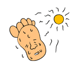 Mr. foot sticker #1228504