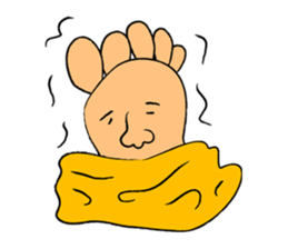 Mr. foot sticker #1228505