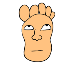 Mr. foot sticker #1228507