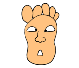 Mr. foot sticker #1228508