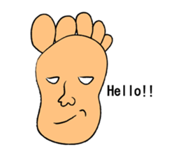 Mr. foot sticker #1228510