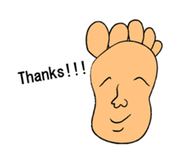 Mr. foot sticker #1228511