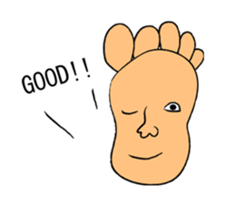 Mr. foot sticker #1228512