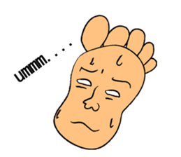 Mr. foot sticker #1228514