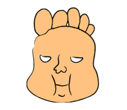 Mr. foot sticker #1228515