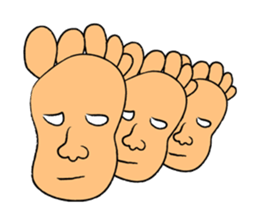 Mr. foot sticker #1228517