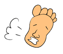 Mr. foot sticker #1228518