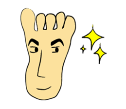 Mr. foot sticker #1228519