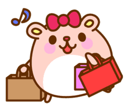 Girl's Hamster sticker #1228524