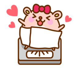 Girl's Hamster sticker #1228525