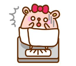 Girl's Hamster sticker #1228526