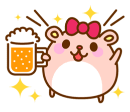 Girl's Hamster sticker #1228527