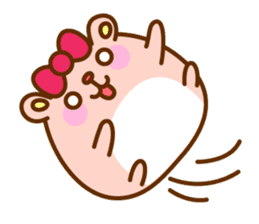 Girl's Hamster sticker #1228546