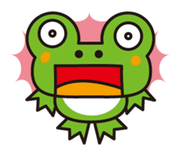 Life of the cheerful frog sticker #1229137