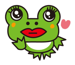 Life of the cheerful frog sticker #1229138