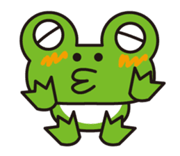 Life of the cheerful frog sticker #1229145