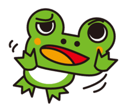 Life of the cheerful frog sticker #1229147
