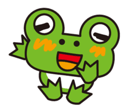 Life of the cheerful frog sticker #1229152