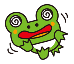 Life of the cheerful frog sticker #1229157