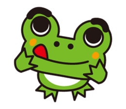 Life of the cheerful frog sticker #1229158