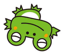 Life of the cheerful frog sticker #1229159