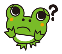 Life of the cheerful frog sticker #1229160