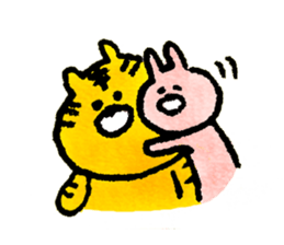 Life of the tiger and rabbit sticker #1229253