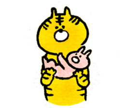 Life of the tiger and rabbit sticker #1229272