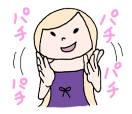 BAND GIRL STAMP 2 sticker #1229555