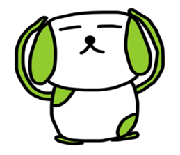 Dog doodling sticker #1229698