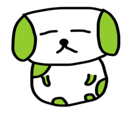 Dog doodling sticker #1229719