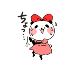 The girl of a panda Judy 2 sticker #1230929