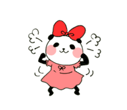 The girl of a panda Judy 2 sticker #1230935