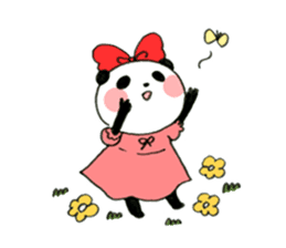 The girl of a panda Judy 2 sticker #1230942