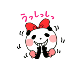The girl of a panda Judy 2 sticker #1230946