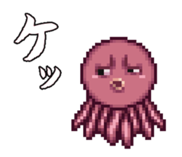 octopus star people of mars sticker #1231243