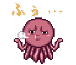 octopus star people of mars sticker #1231250