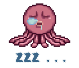 octopus star people of mars sticker #1231251