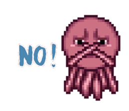 octopus star people of mars sticker #1231253