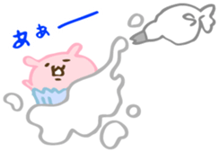Cupcake rabbit sticker #1231514