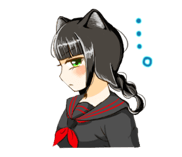 Girls cosplaying animals. sticker #1231771