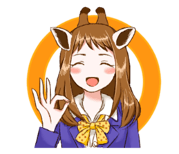 Girls cosplaying animals. sticker #1231783