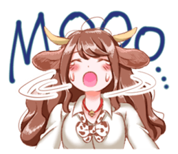 Girls cosplaying animals. sticker #1231789