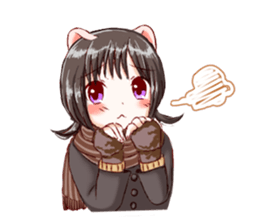 Girls cosplaying animals. sticker #1231790