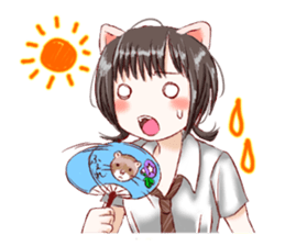 Girls cosplaying animals. sticker #1231791