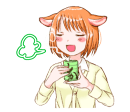 Girls cosplaying animals. sticker #1231793