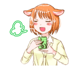 Girls cosplaying animals. sticker #1231793